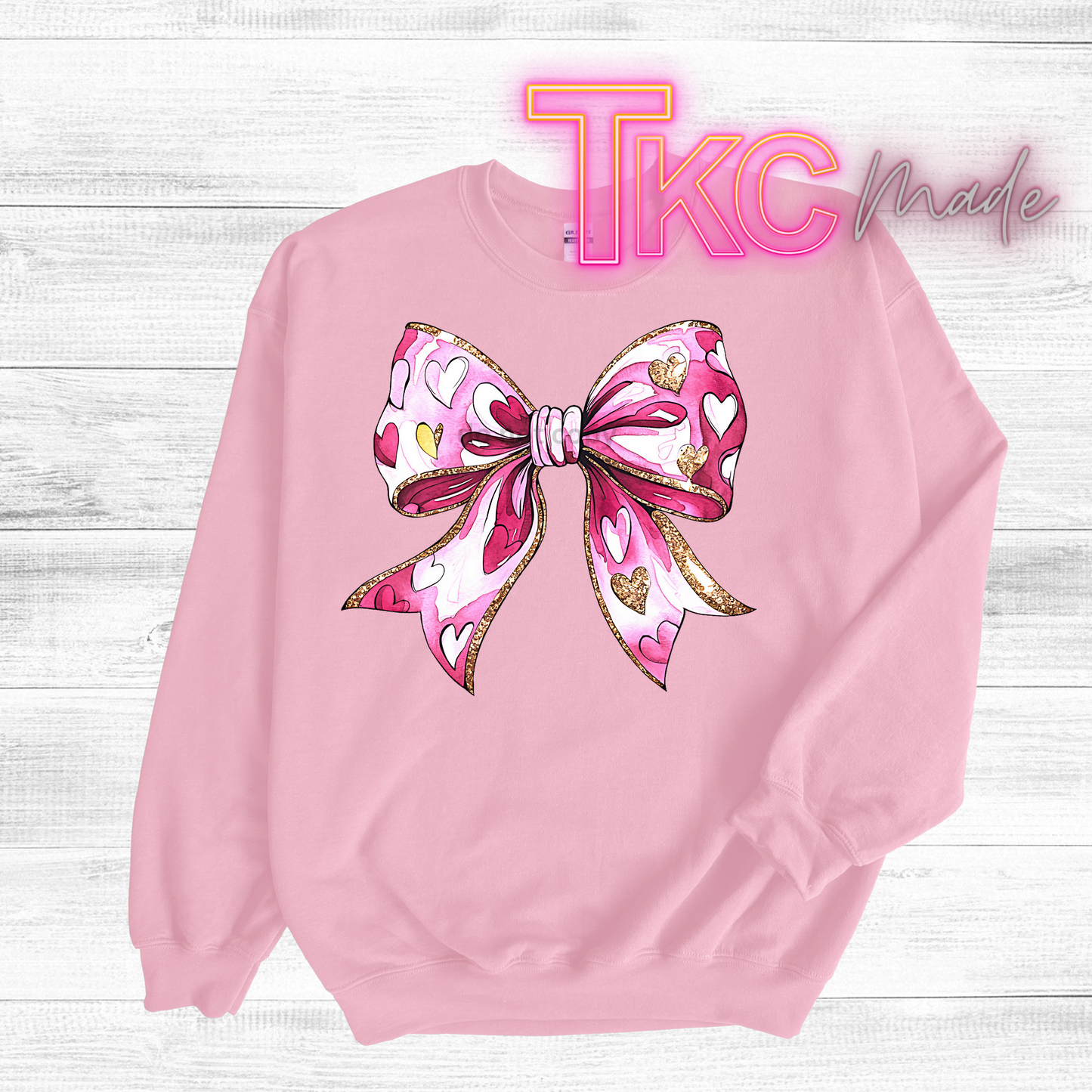 Valentine heart bow