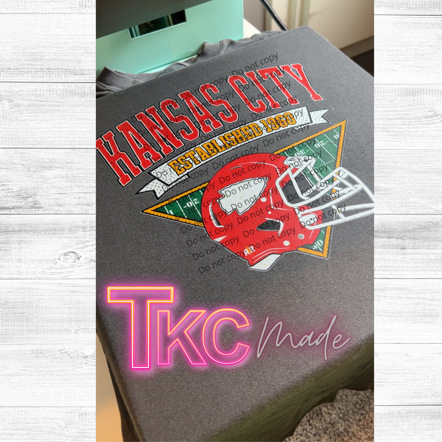 Kansas City Retro distressed
