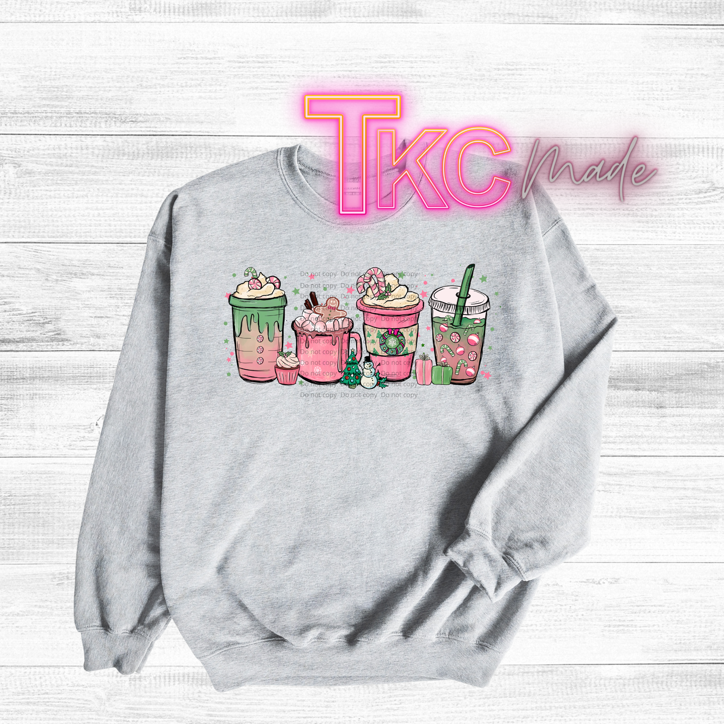Pink Christmas Drinks