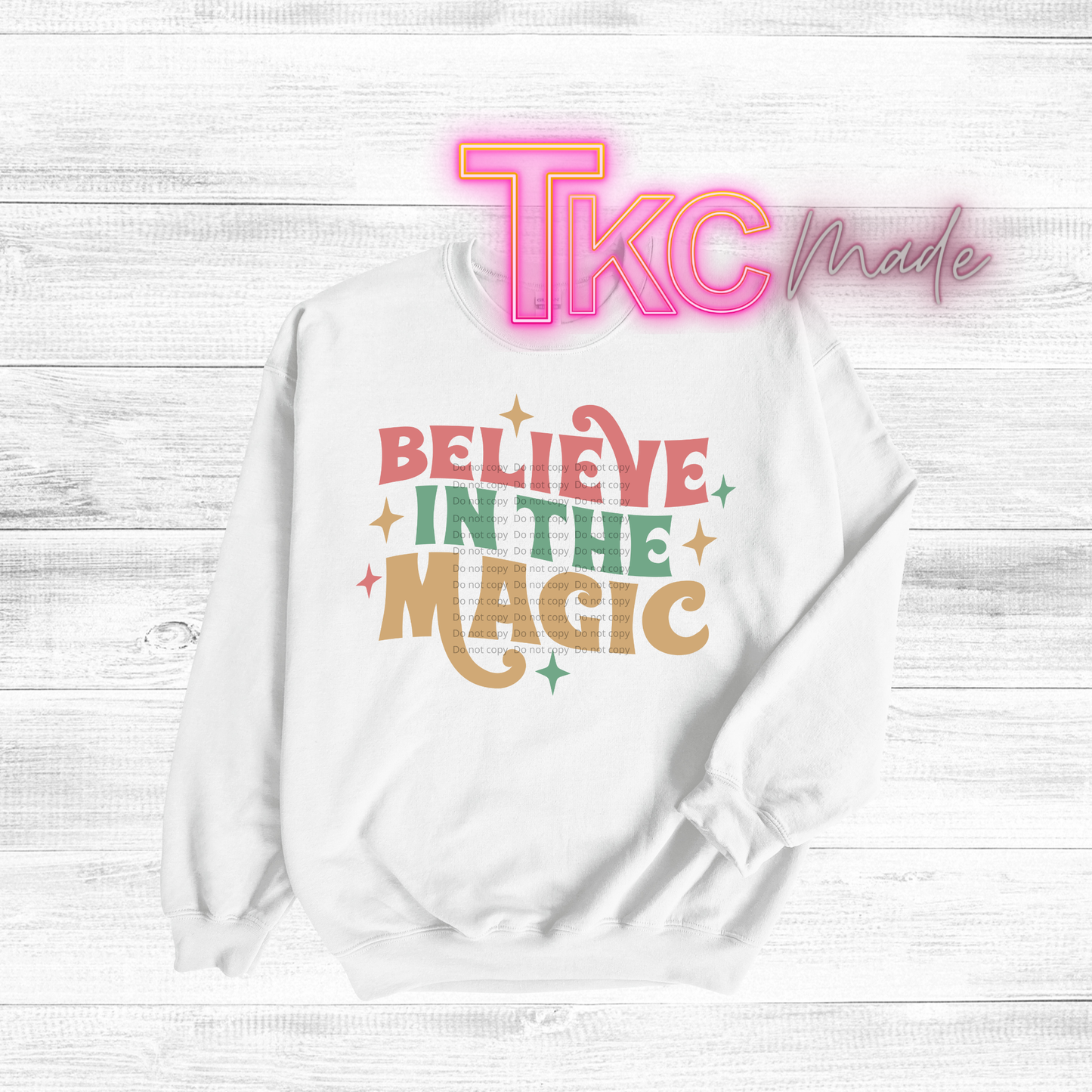 Believe in the magic wavy font