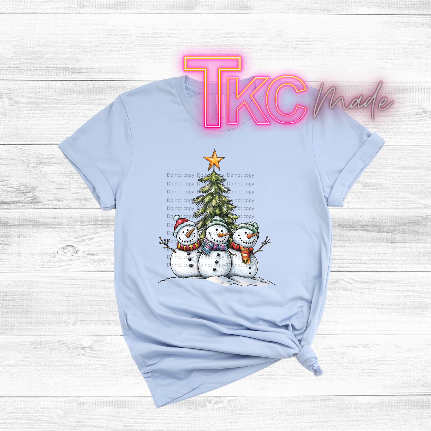 Snowman christmas tree