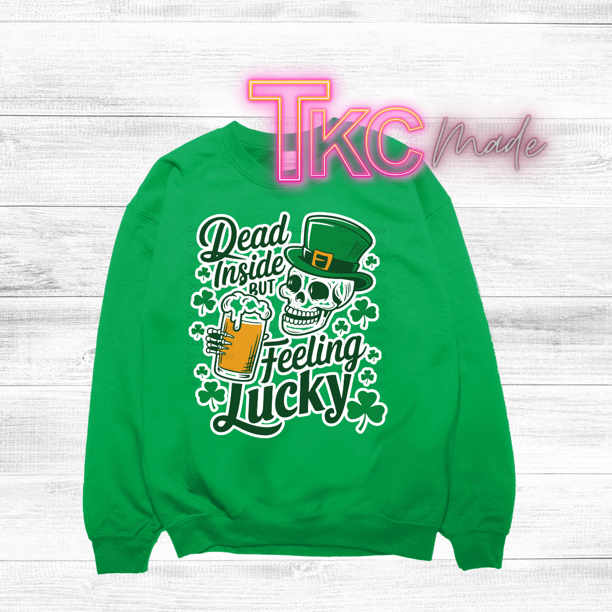 Skeleton dead inside but feeling lucky
