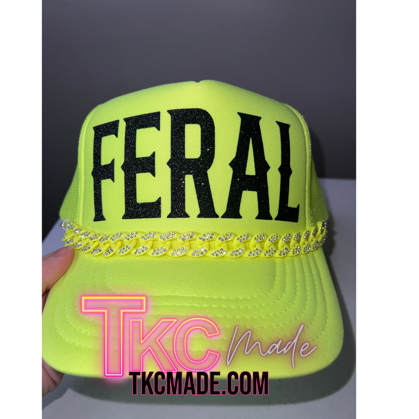 Feral black glitter