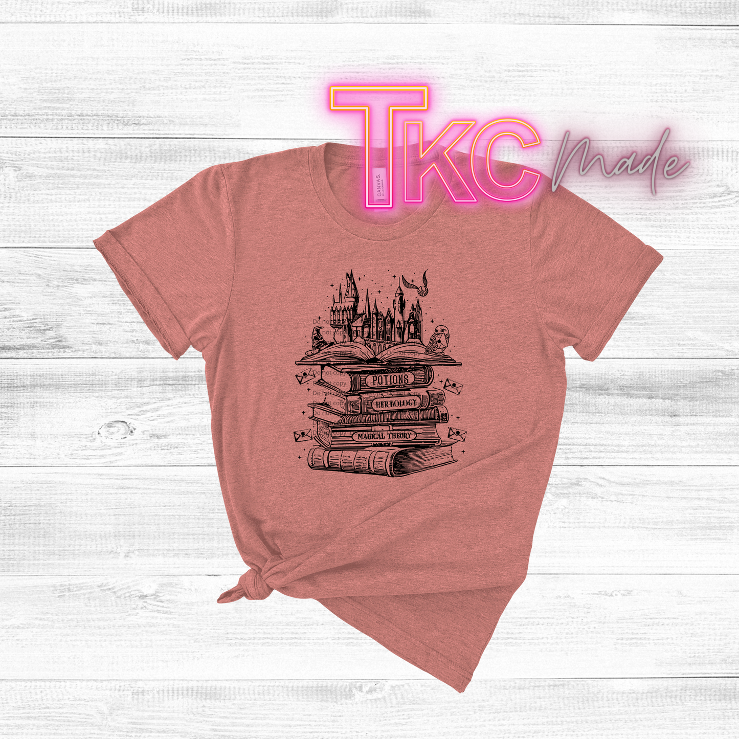 Potions and Magic book stack