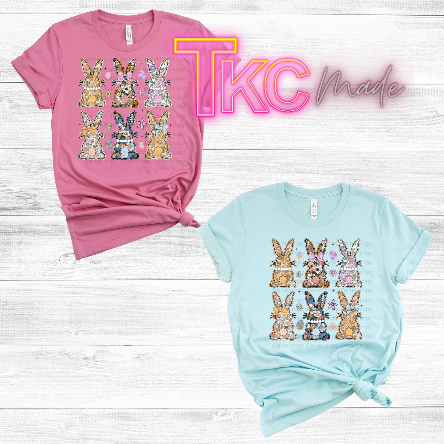 Floral bunnies