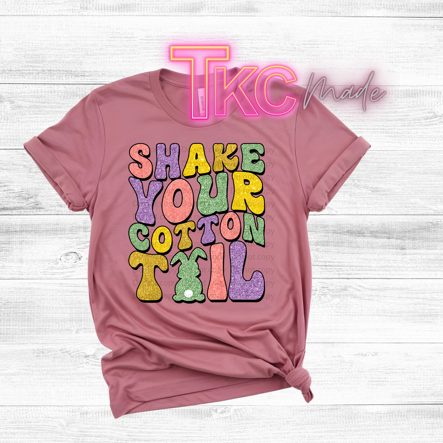 Shake your cotton tail-Glitter