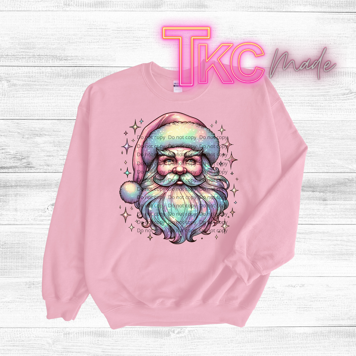 glittery Santa