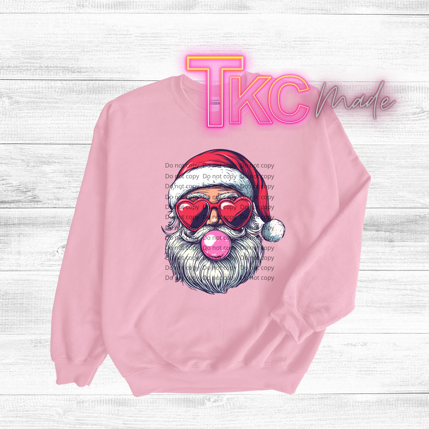 Bubble gum Santa