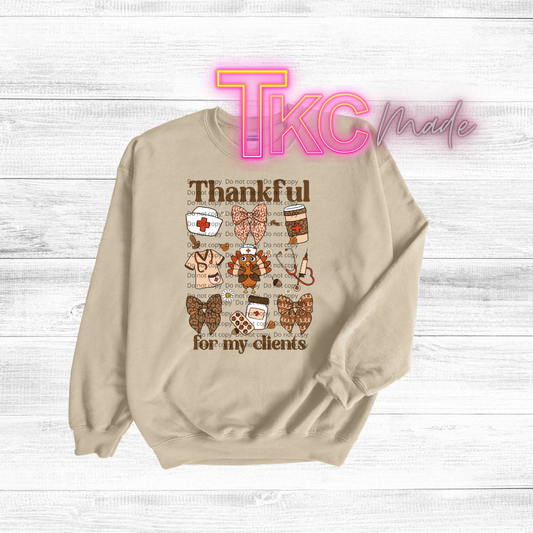 Thankful for my clients Thanksgiving