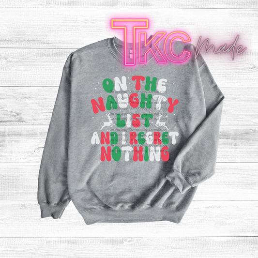 On the naughty list and regret nothing