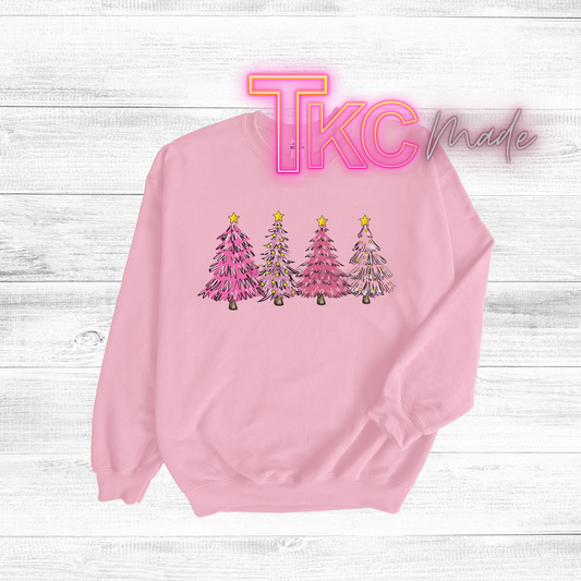 Pink Christmas Trees