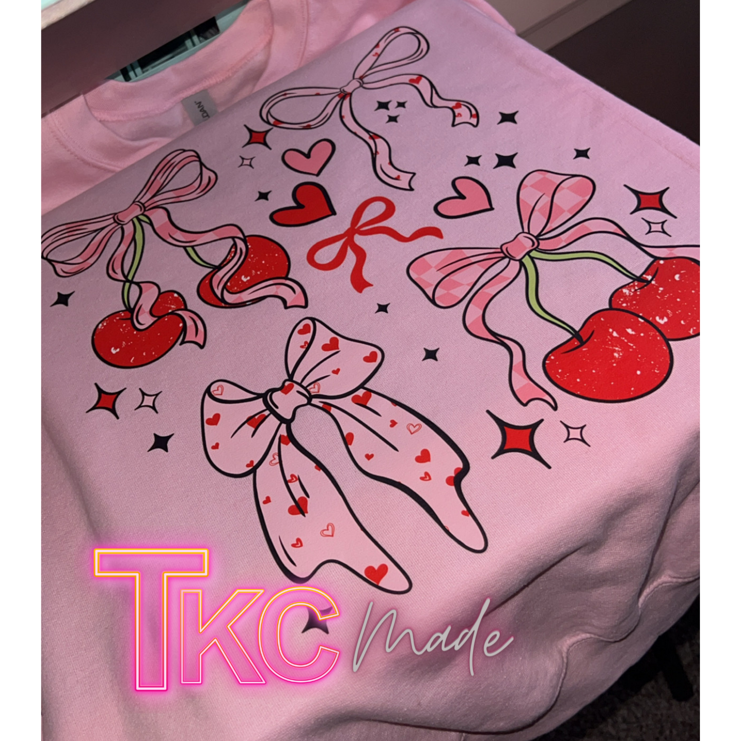 Coquette Cherries with optional sleeve design