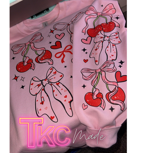 Coquette Cherries with optional sleeve design