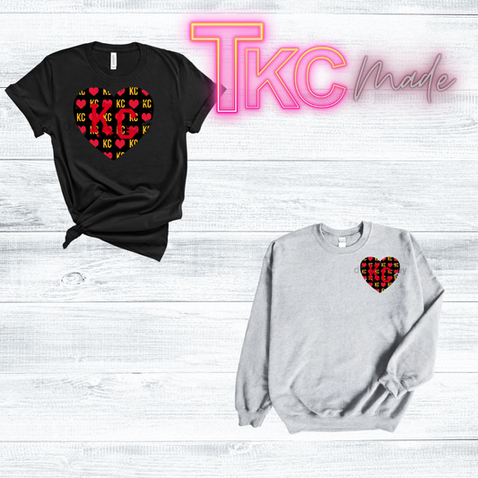 KC Heart Pocket or Full Design