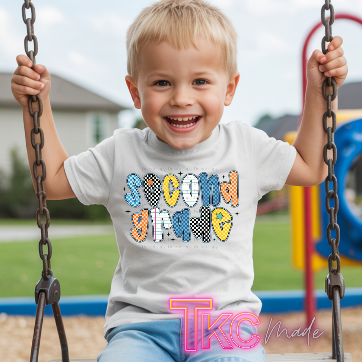 Second grade checkered