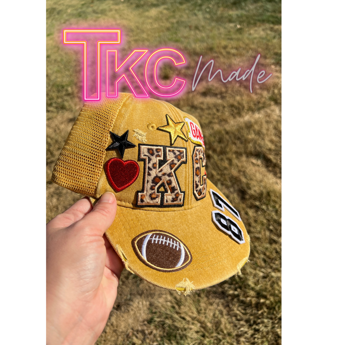 KC Leopard Print Women's fit Hat *Choose your favorite player's number*