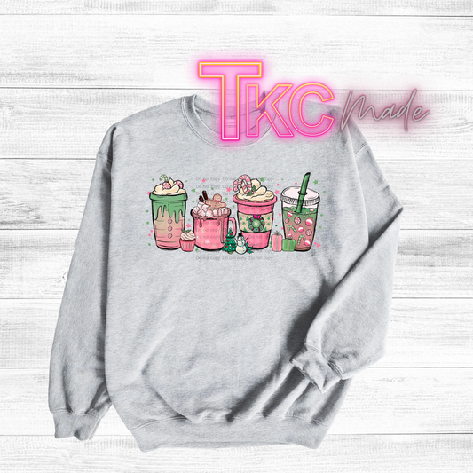 Pink Christmas Drinks