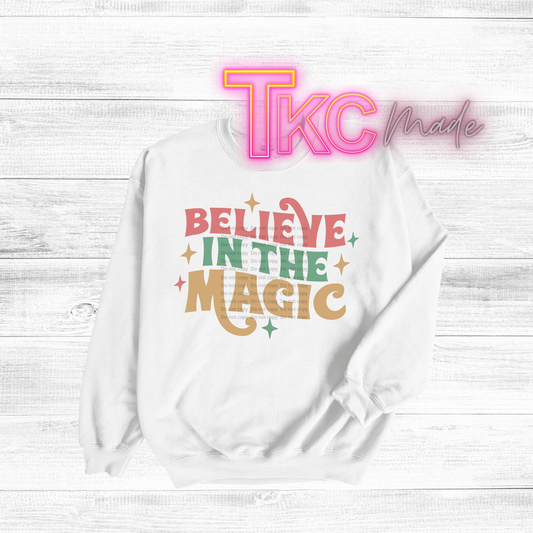Believe in the magic wavy font