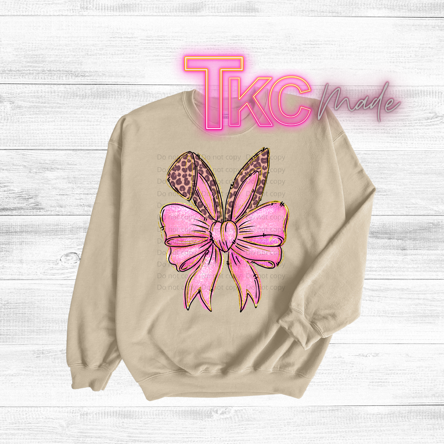 pink leopard bunny ears