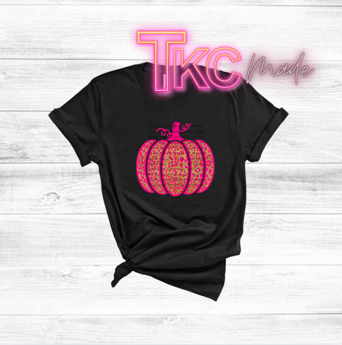 Pink leopard pumpkin
