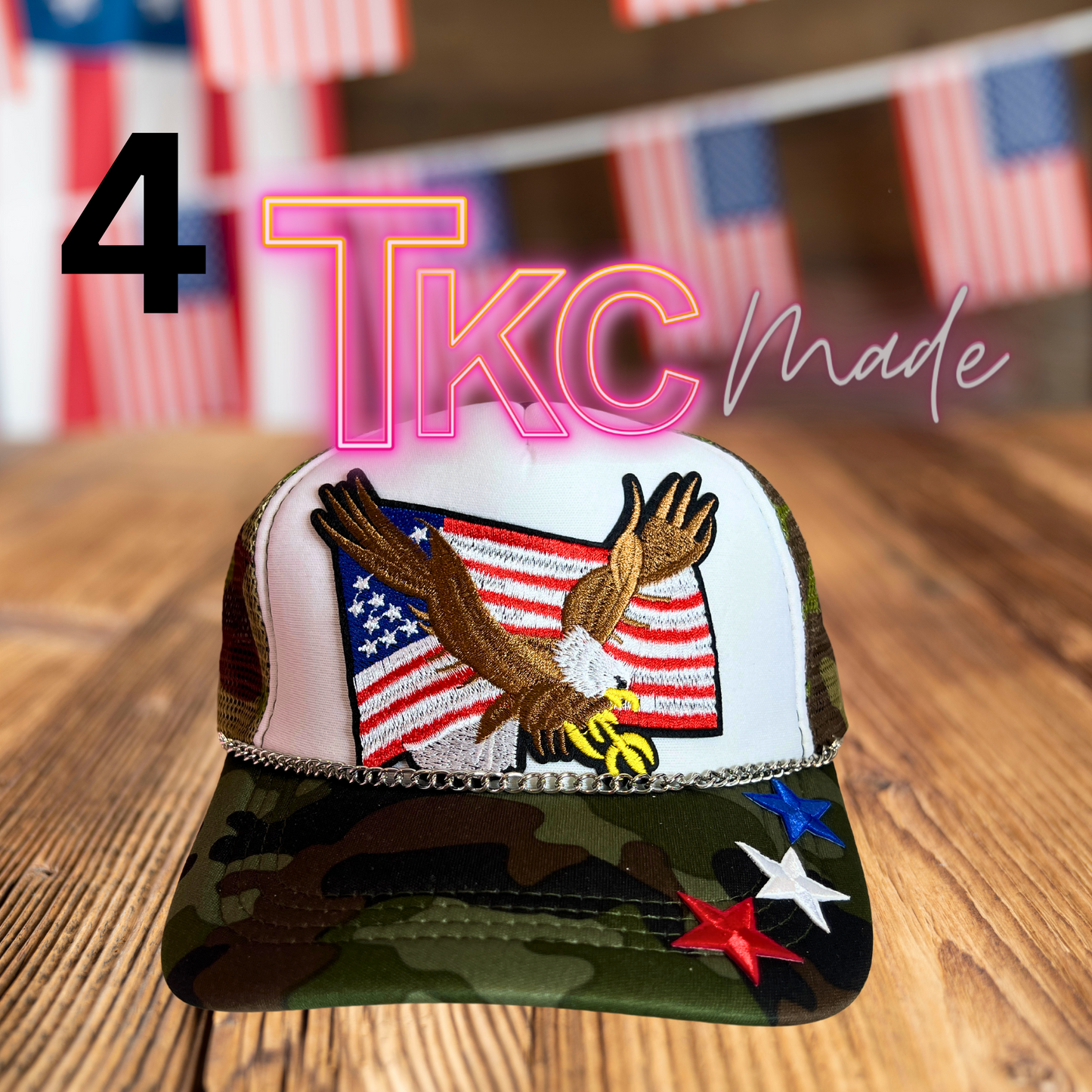 Patriotic Trucker Hats-Ship in 1-2 days