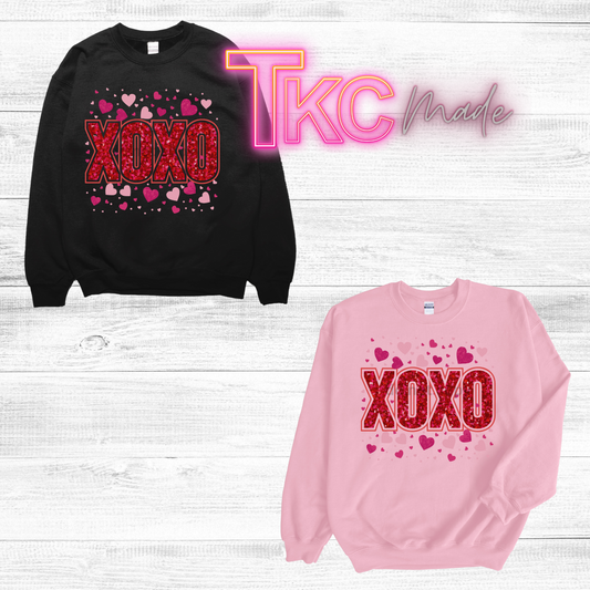 XOXO Faux Glitter