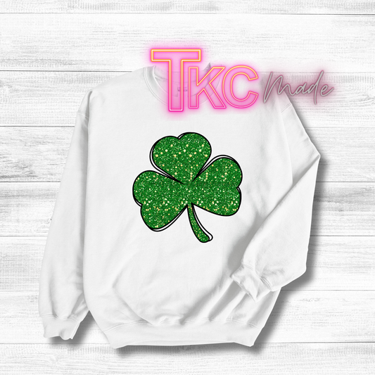 Glitter shamrock