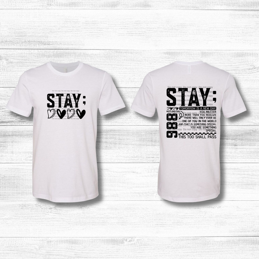 Stay tomorrow is a new day mental health awareness