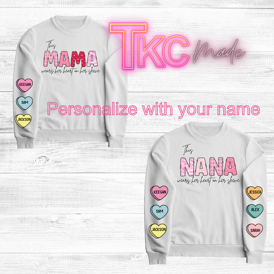 Personalized Valentine name