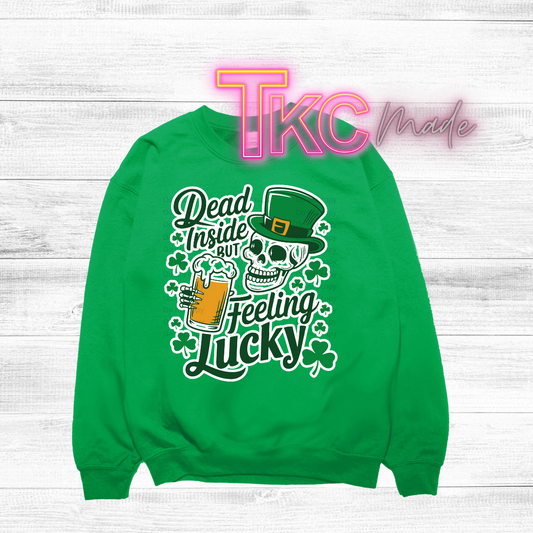 Skeleton dead inside but feeling lucky