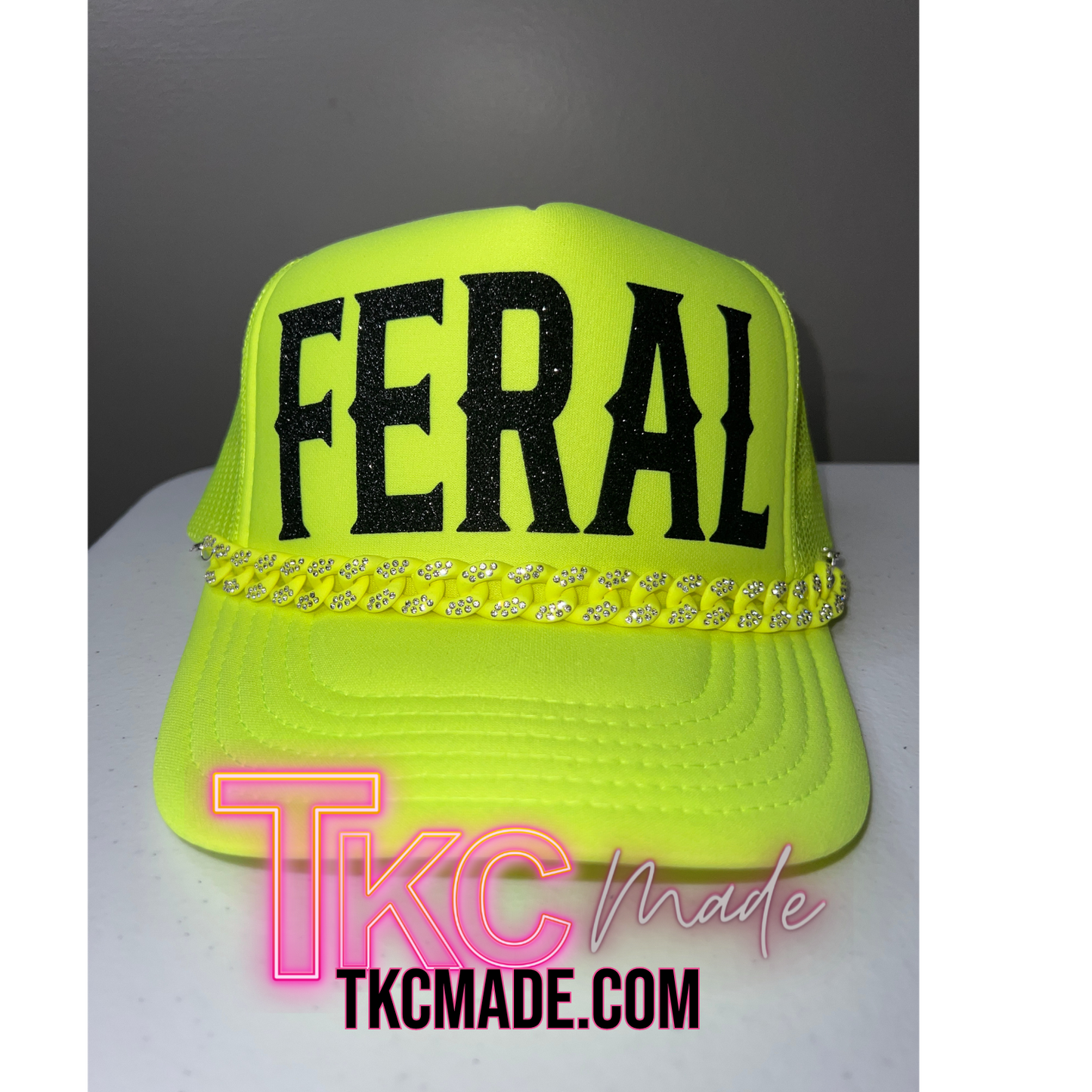 Feral black glitter