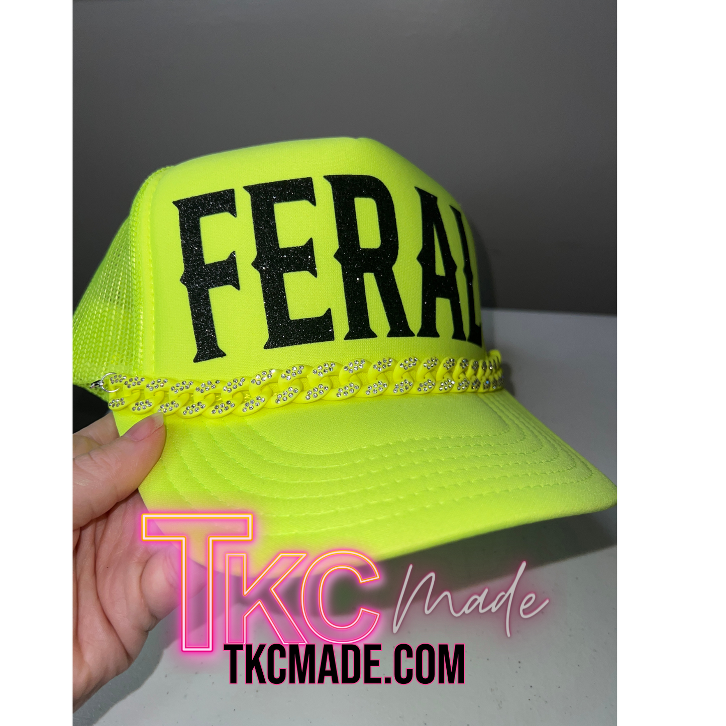 Feral black glitter