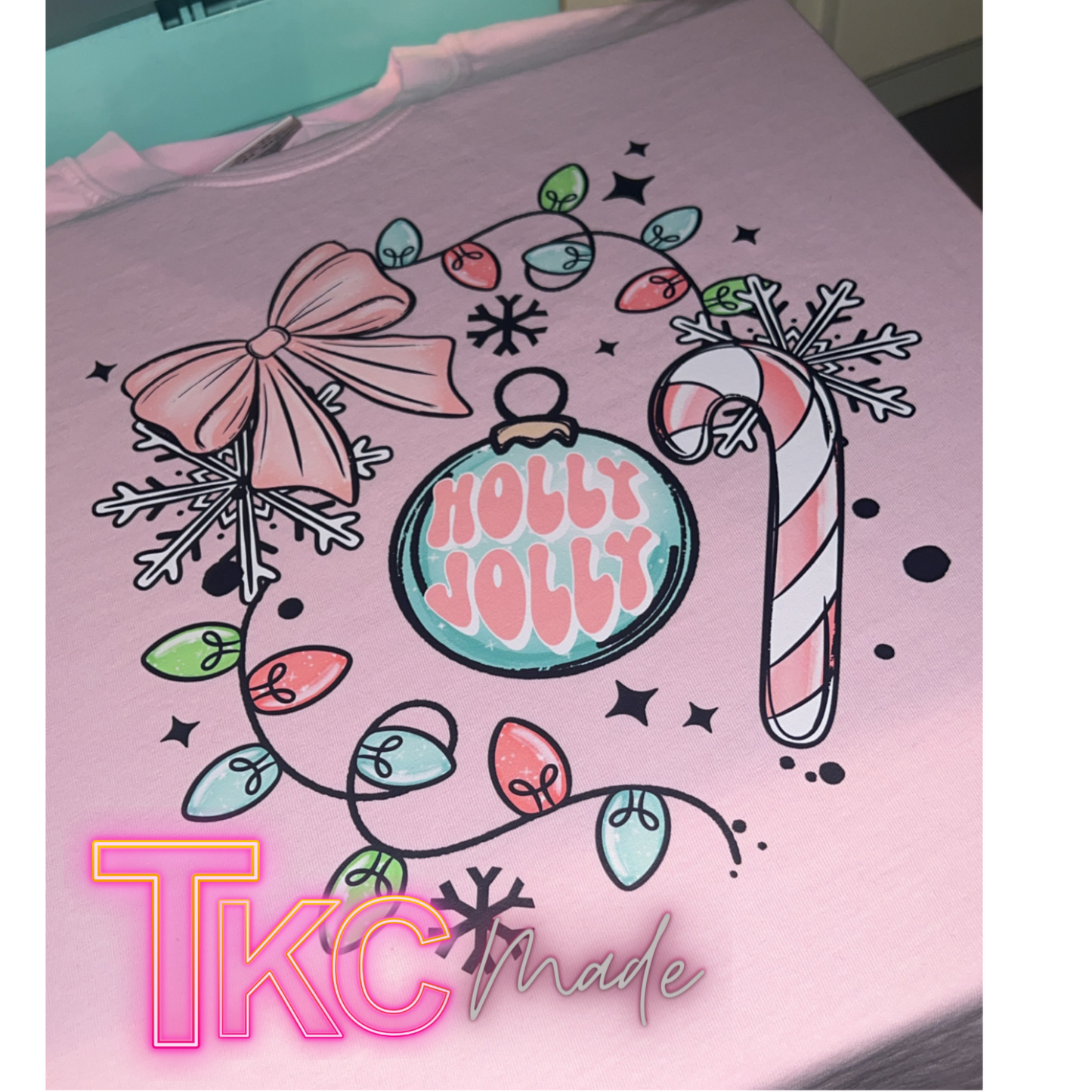 Pink holly jolly Christmas