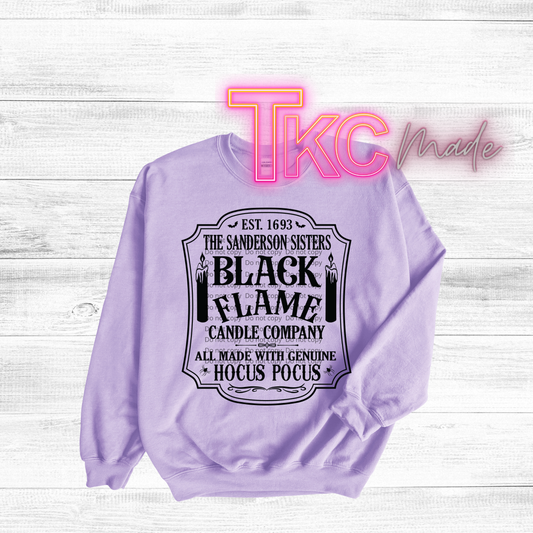 Black flame candle company