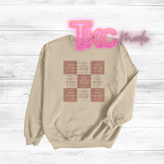 Snowman Checkered