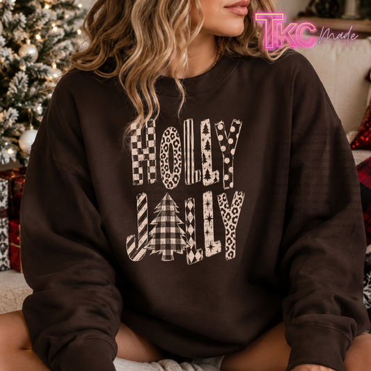 neutral holly jolly