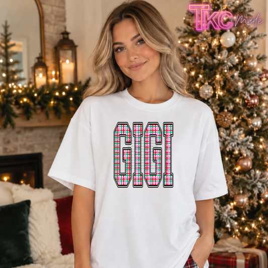 Christmas Plaid Gigi
