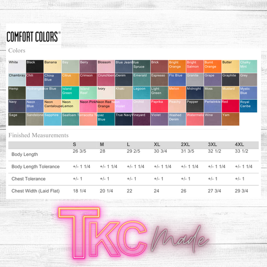 Comfort Colors add on
