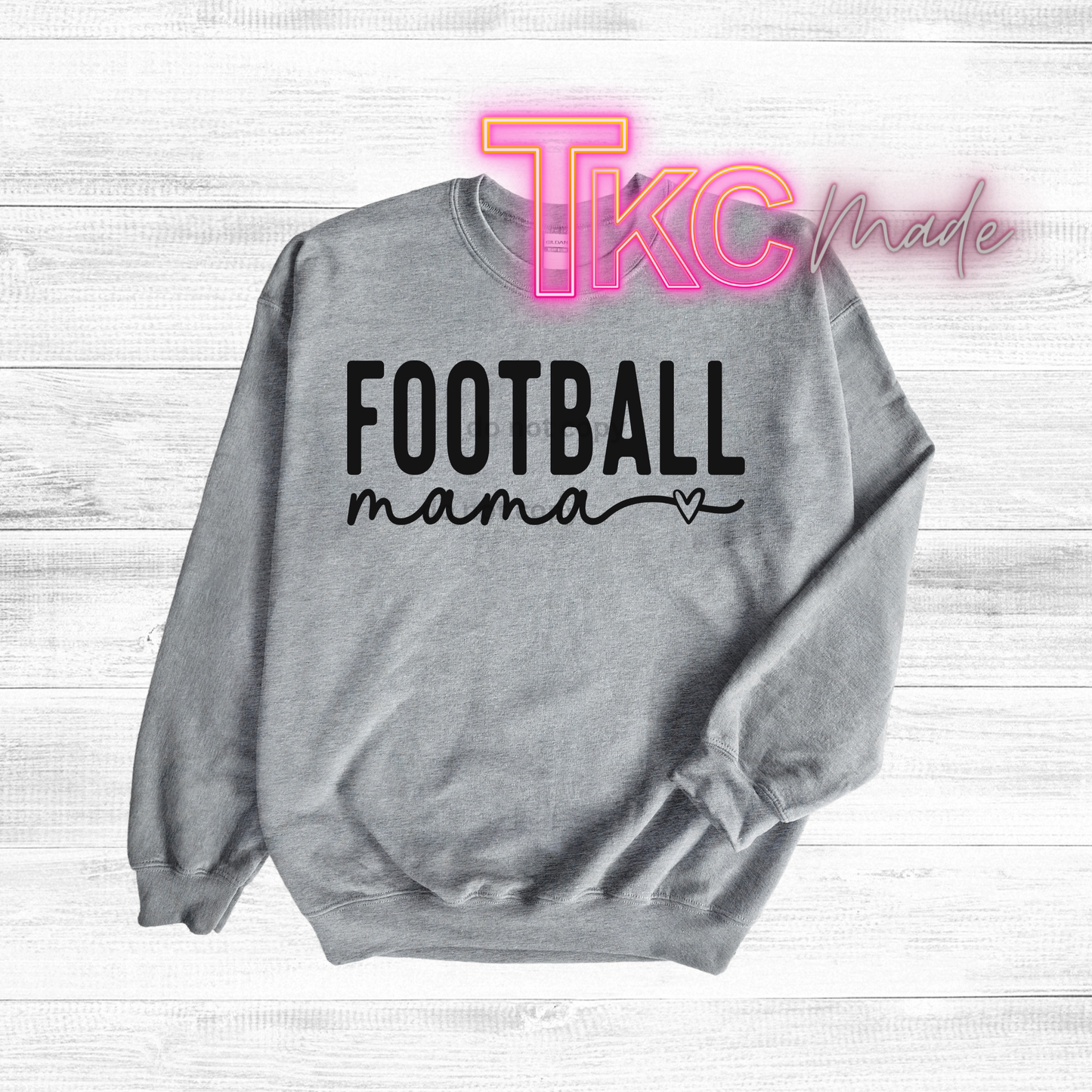 Football Mama heart