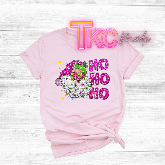 Pink Santa HO HO HO