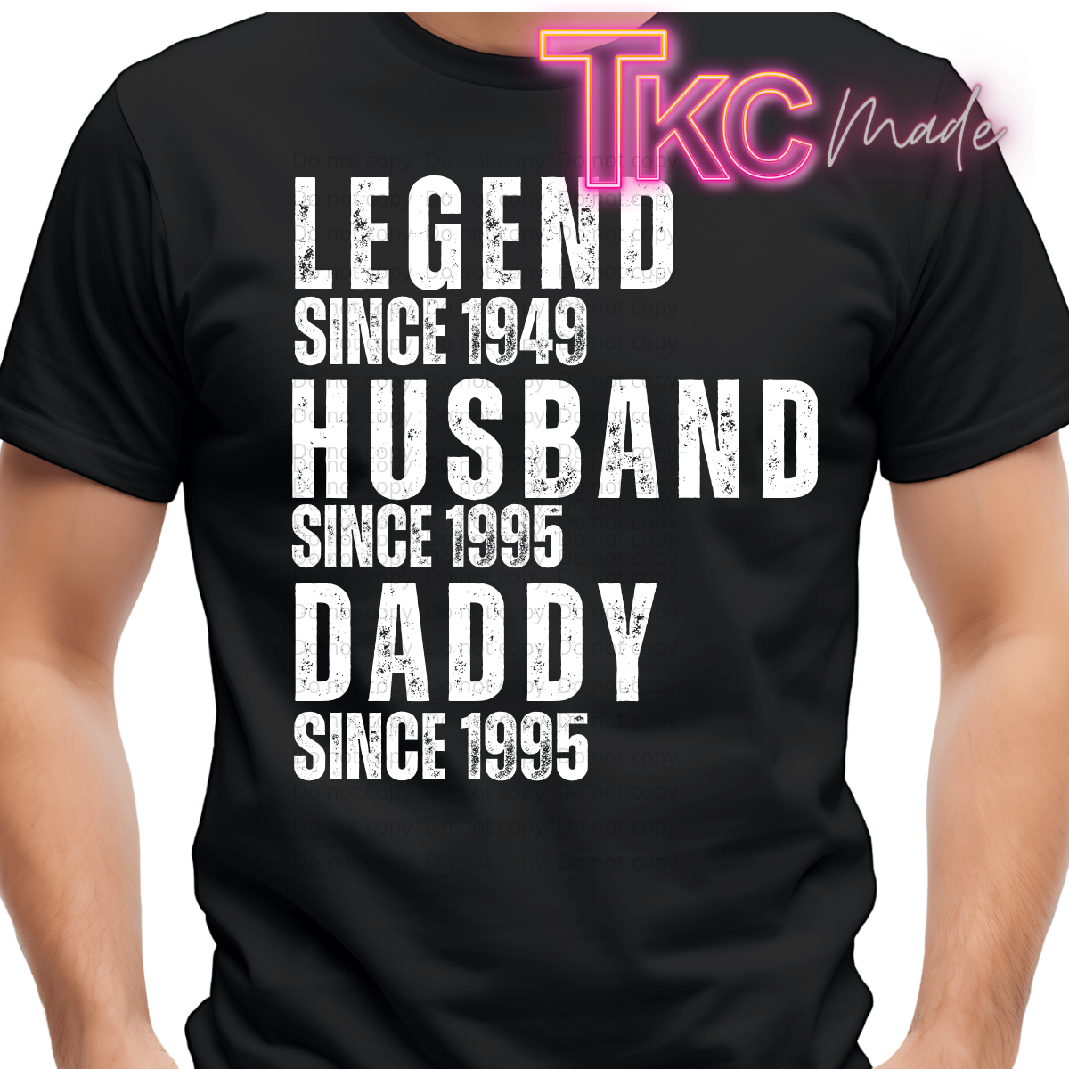 Legend, Dad, Grandpa-Custom names