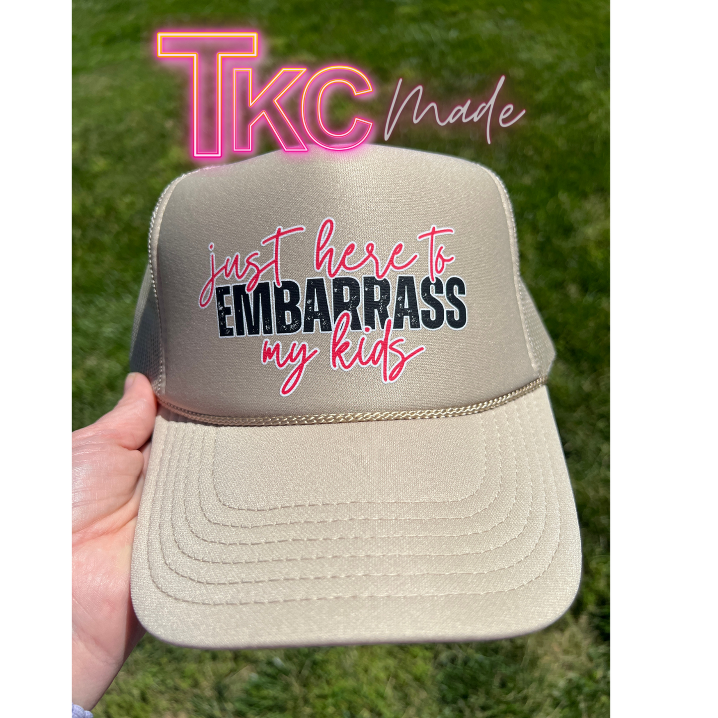 Just here to embarrass my kids or Kid in Pink