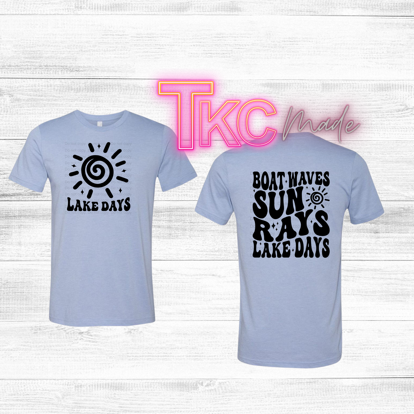 Lake days in black