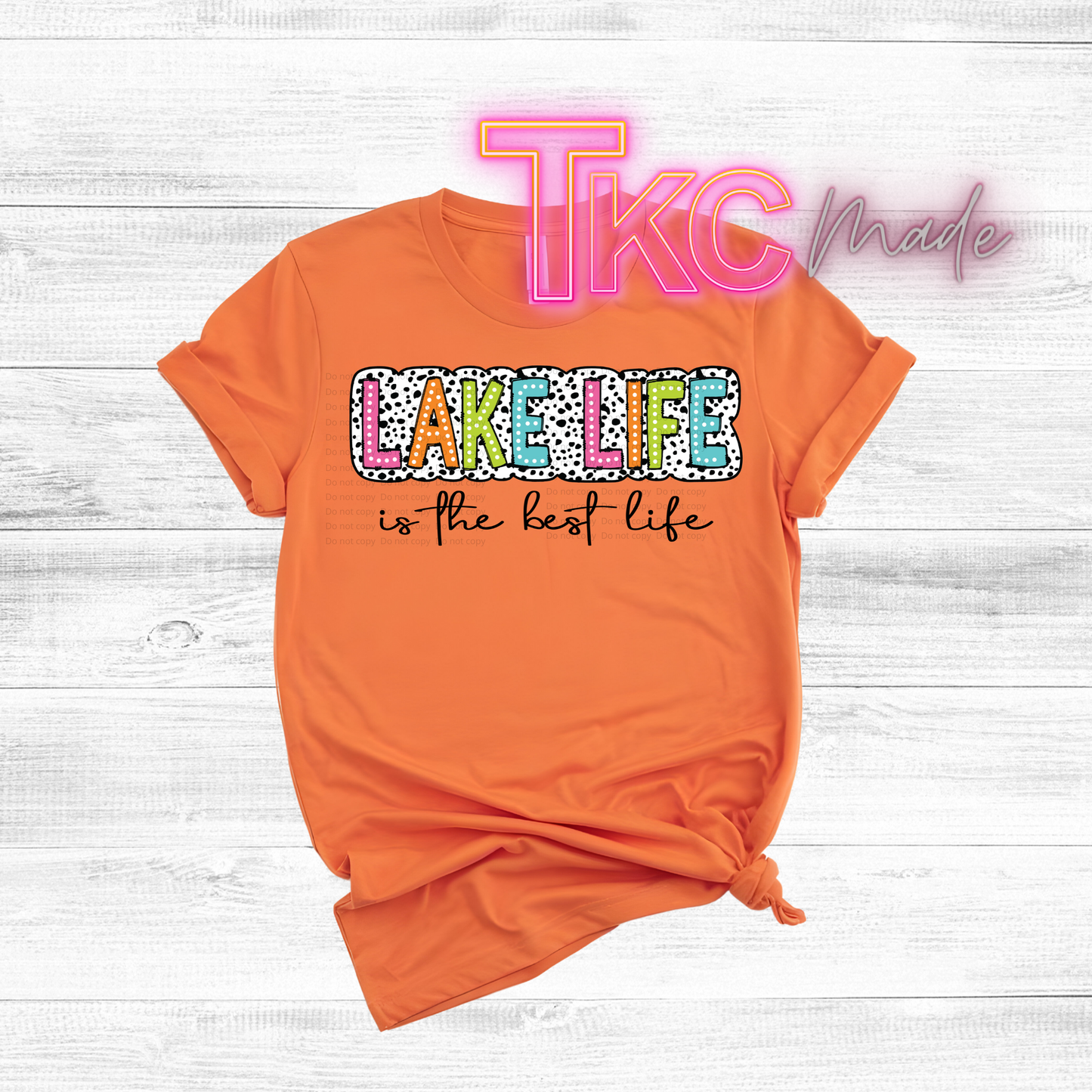 lake life is the best life tee