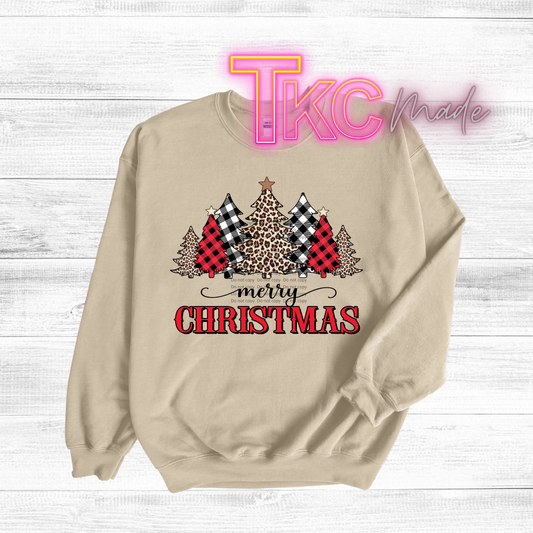Merry Christmas Trees pattern