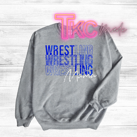 Blue Wrestling Mama