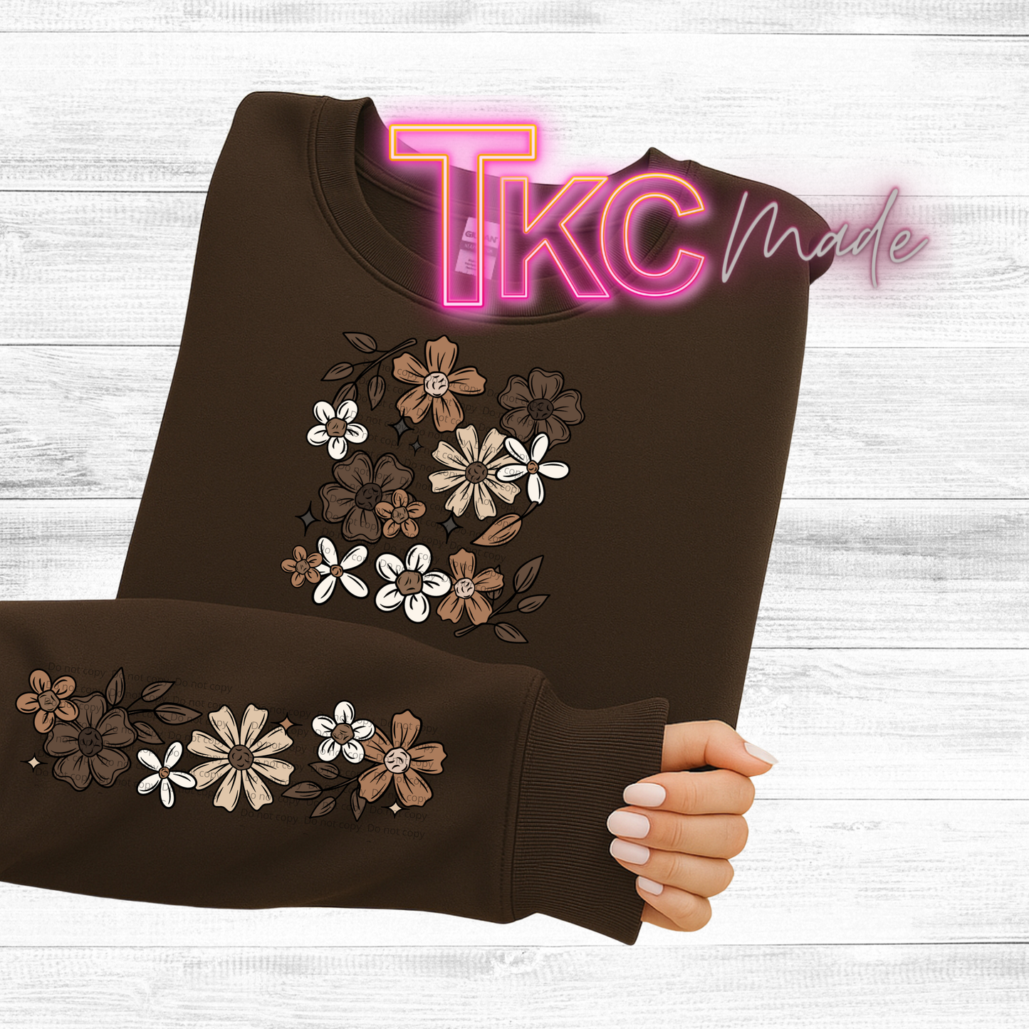 floral with optional sleeve