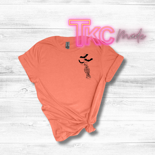 Skeleton hands with bats-Pocket Design