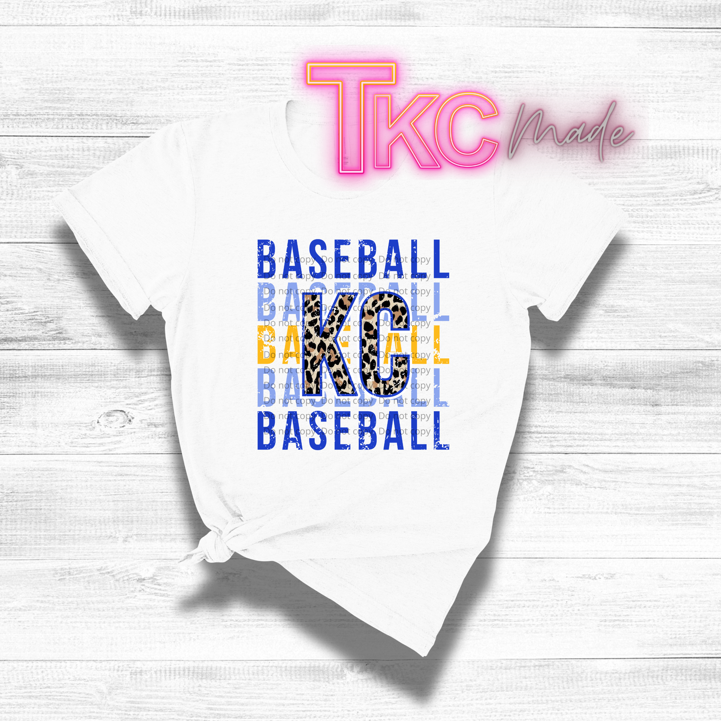 Kansas city baseball leopard