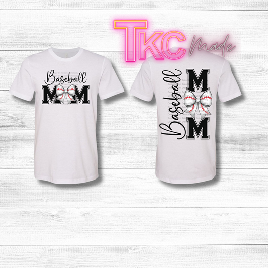 baseball mom front and back